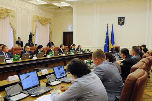 Заседание Кабинета министров Украины