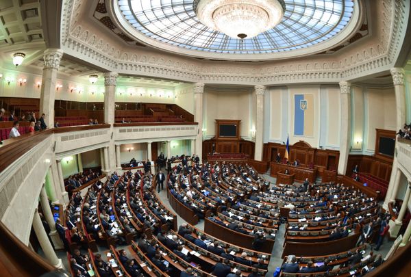 Заседание Верховной рады Украины