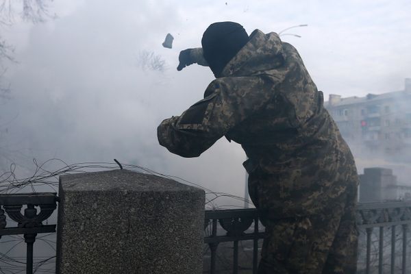 Акция протеста батальона Айдар в Киеве Акция протеста батальона Айдар в Киеве