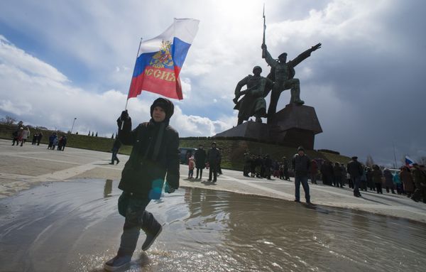 Празднование годовщины Крымской весны в Крыму