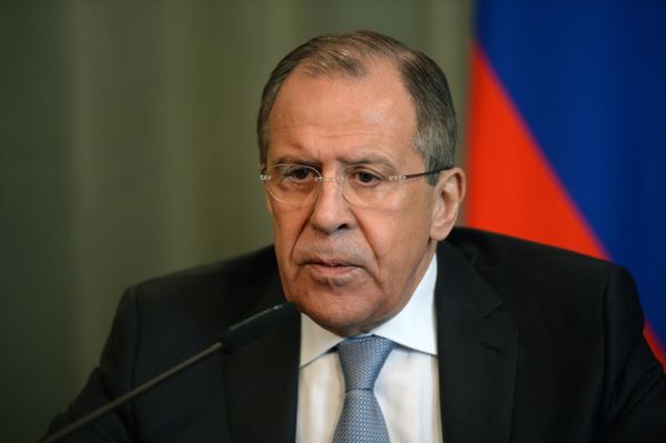 Встреча глав МИД РФ С.Лаврова и Республики Габон Э.И.Нгонде