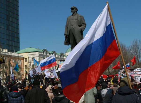 Митинг в Донецке