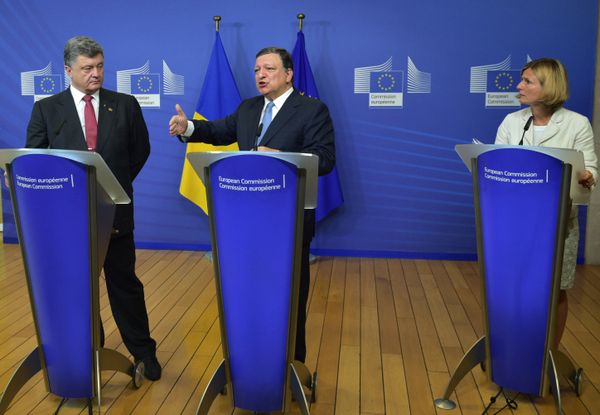 Визит президента Украины Петра Порошенко в Брюссель
