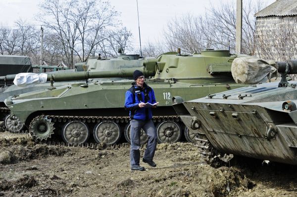 ОБСЕ проконтролировало места отвода артиллерии в Донецкой области ОБСЕ проконтролировало места отвода артиллерии в Донецкой области