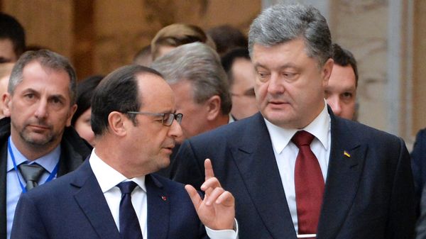 Переговоры лидеров России, Германии, Франции и Украины в Минске