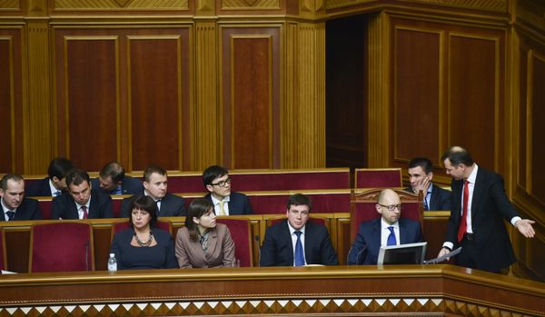 Заседание Верховной рады Украины