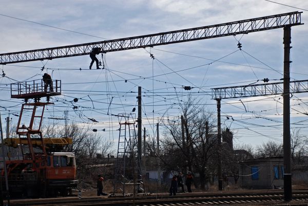 Восстановительные работы в Дебальцево