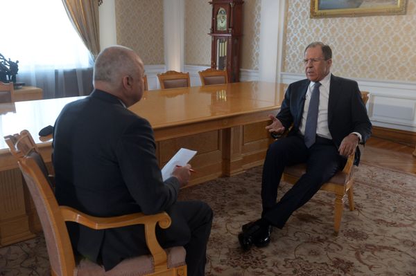 Интервью главы МИД РФ С.Лаврова гендиректору МИА Россия сегодня Д.Киселеву