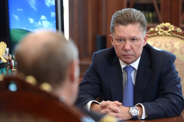 В.Путин встретился с А.Миллером