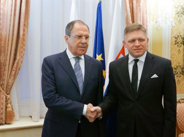 Рабочая поездка главы МИД РФ С. Лаврова в Словакию