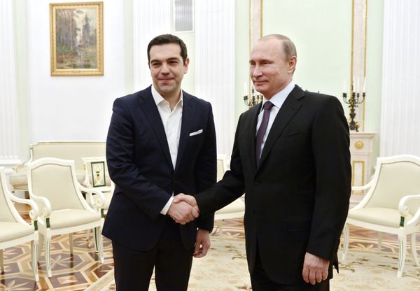 Президент РФ В.Путин встретился с премьер-министром Греции А. Ципрасом Президент РФ В.Путин встретился с премьер-министром Греции А. Ципрасом