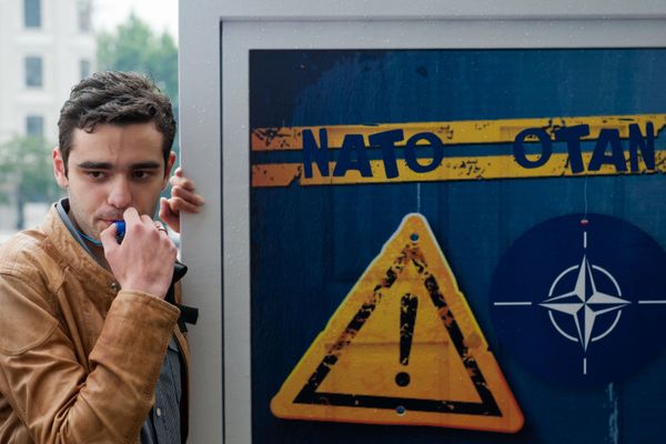 Акция против вступления Грузии в НАТО Акция против вступления Грузии в НАТО