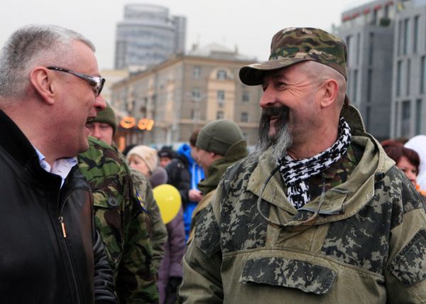 Митинг За единую Украину в Днепропетровске Митинг За единую Украину в Днепропетровске