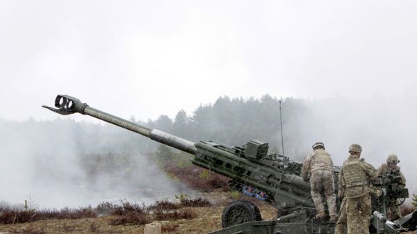 Военные учения НАТО Operation Summer Shield на полигоне Адажи в Латвии