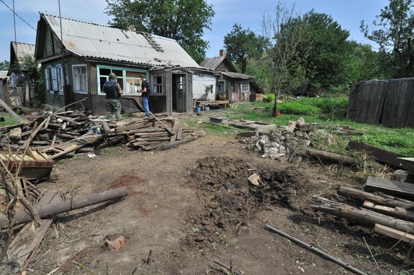 Город Донецк Ростовской области со стороны Украины был обстрелян фугасными снарядами