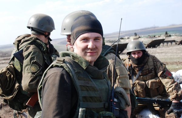 Учения ополченцев Донецкой народной республики