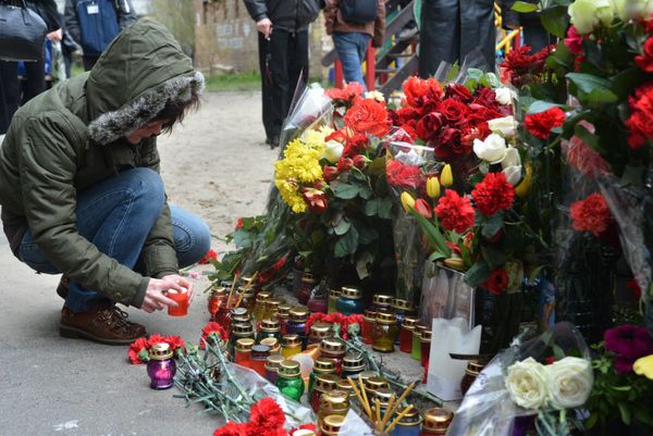 Похороны журналиста Олеся Бузины в Киеве Похороны журналиста Олеся Бузины в Киеве