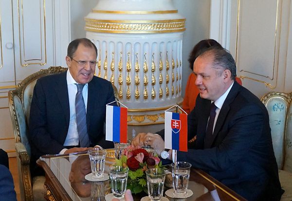 Рабочая поездка главы МИД РФ С. Лаврова в Словакию
