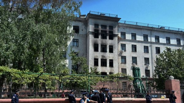 Дом профсоюзов на Куликовом поле в Одессе