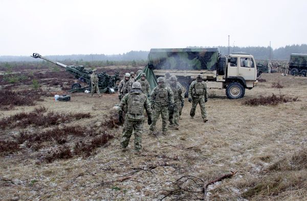 Военные учения НАТО Operation Summer Shield на полигоне Адажи в Латвии