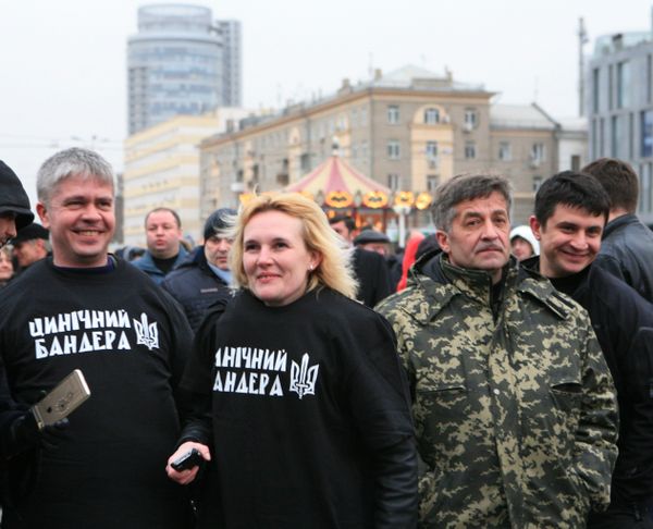 Митинг За единую Украину в Днепропетровске