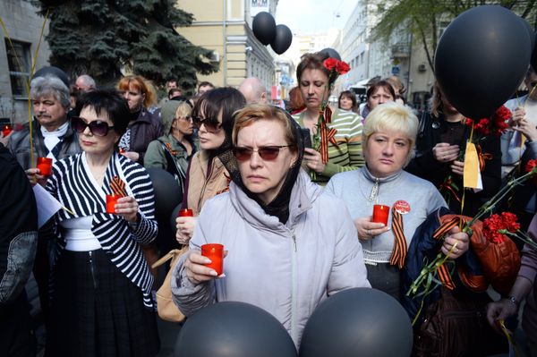Акция памяти по погибшим в Одессе 2 мая 2014 года