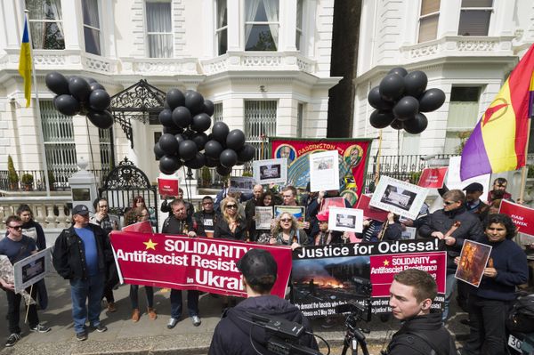Акции памяти по погибшим в Одессе 2 мая 2014 года в Европе