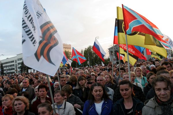 Акция памяти погибших в Одессе 2 мая 2014 года состоялась в Донецке Акция памяти погибших в Одессе 2 мая 2014 года состоялась в Донецке
