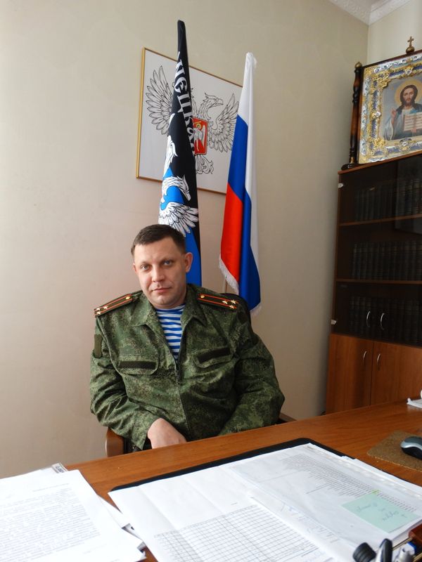 Глава ДНР Александр Захарченко