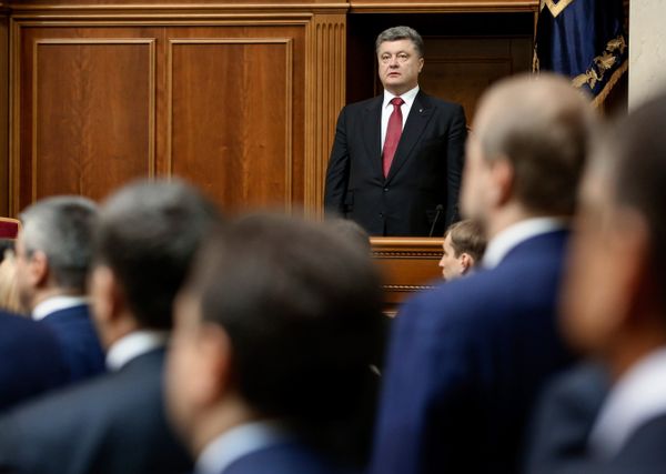 Первое заседание новоизбранной Верховной рады Украины