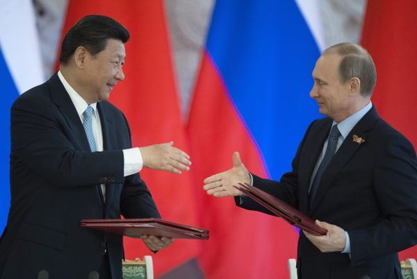 Президент России В.Путин встретился с председателем КНР Си Цзиньпином