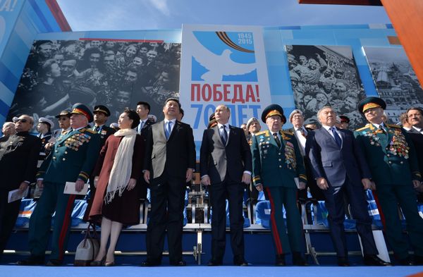 Президент РФ В.Путин на военном параде в честь 70-й годовщины Победы в ВОВ Президент РФ В.Путин на военном параде в честь 70-й годовщины Победы в ВОВ