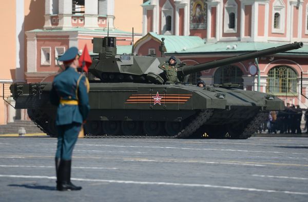 Генеральная репетиция военного парада в ознаменование 70-летия Победы в Великой Отечественной войне 1941-1945 годов