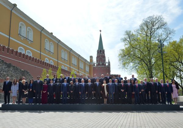 Совместное фотографирование глав делегаций