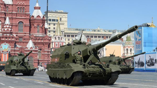 Генеральная репетиция военного парада в ознаменование 70-летия Победы в Великой Отечественной войне 1941-1945 годов