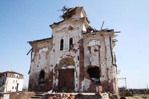 Храмы в Донецке, разрушенные в ходе боевых действий Храмы в Донецке, разрушенные в ходе боевых действий