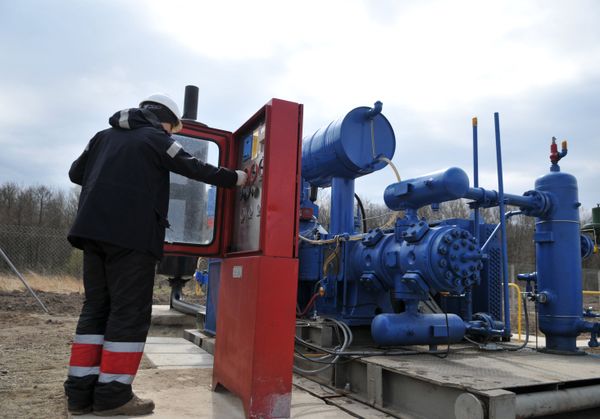 Компрессорная установка Креховского месторождения природного газа