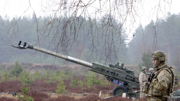 Военные учения НАТО Operation Summer Shield на полигоне Адажи в Латвии