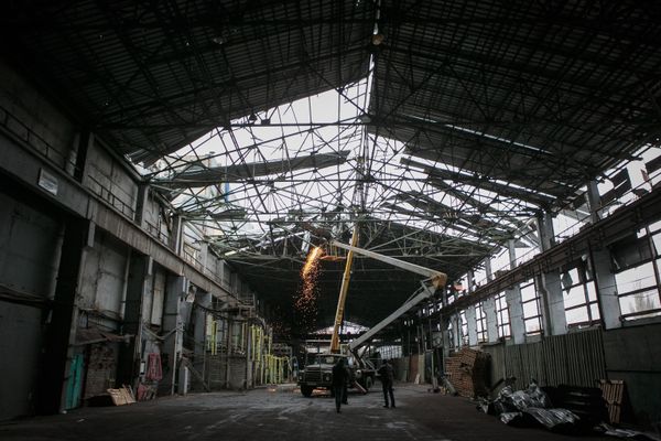 Последствия обстрелов в Донецке