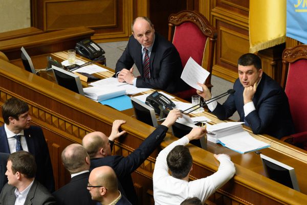 Заседание Верховной рады Украины