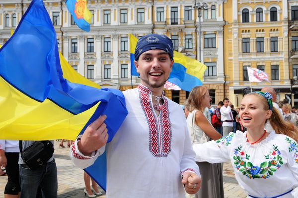 Парад вышиванок-2014 в Киеве