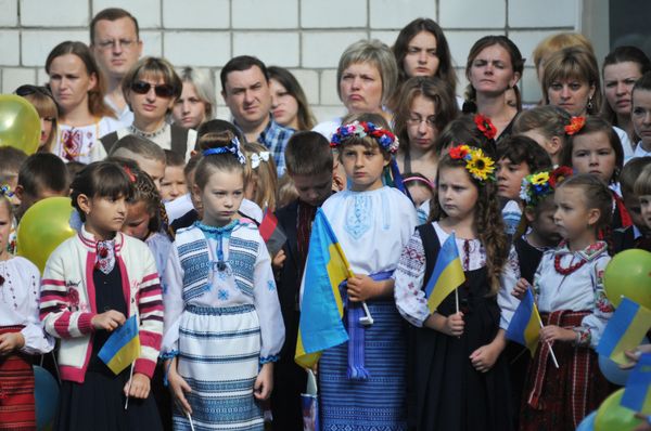 Начало учебного года в школах Украины
