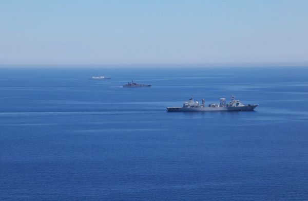 Совместные военные учения России и Китая в Средиземном море