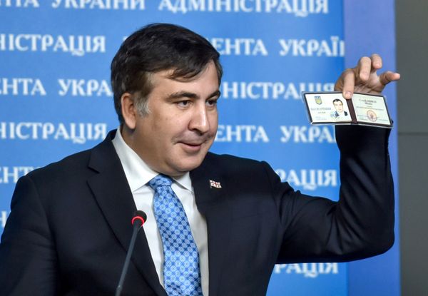 Экс-президент Грузии и советник президента Украины М.Саакашвили