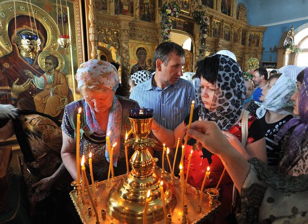 Празднование Троицы в Ростове-на-Дону