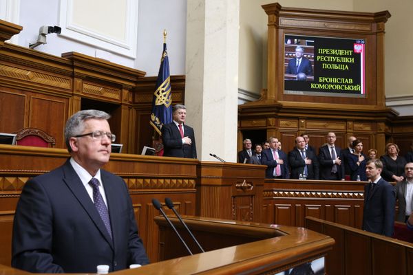 Заседание парламента в здании Верховной Рады Украины в Киеве
