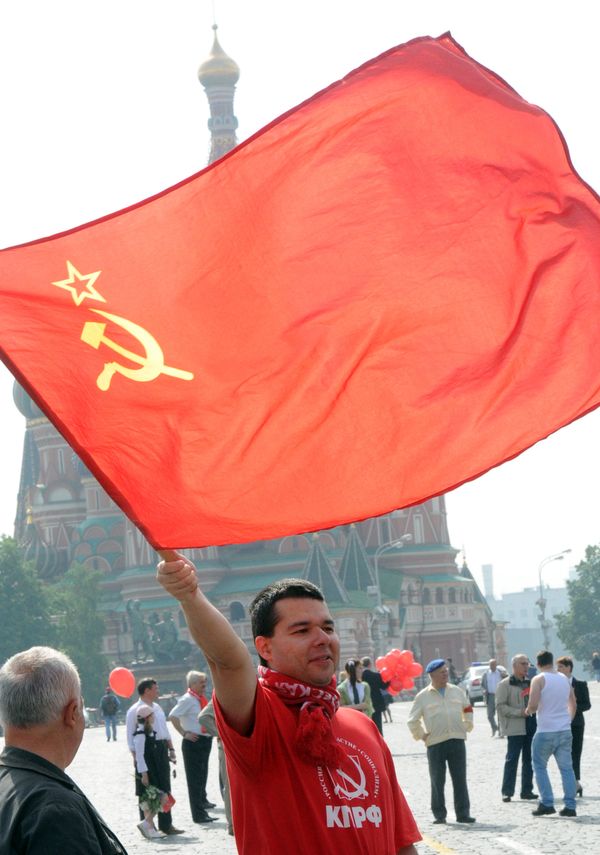 Торжественный прием в пионеры на Красной площади