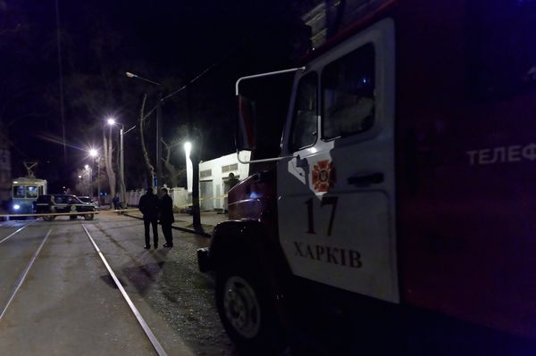 Взрыв возле военного госпиталя в Харькове