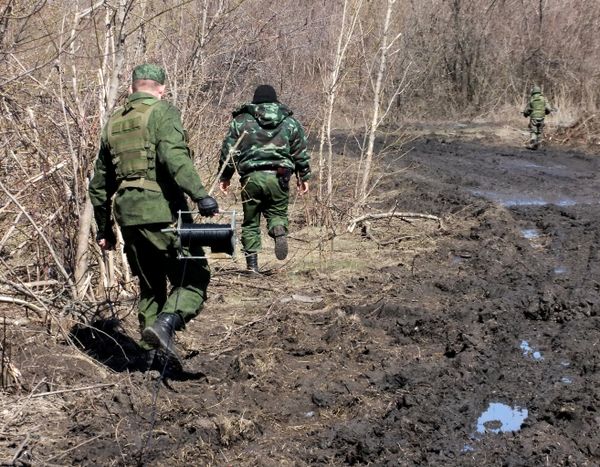 Обезвреживание неразорвавшихся боеприпасов на территории ДНР