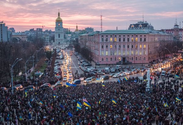 В Киеве продолжаются народные волнения